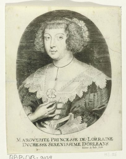 Portrait of Margaret of Lorraine, Countess of Orléans