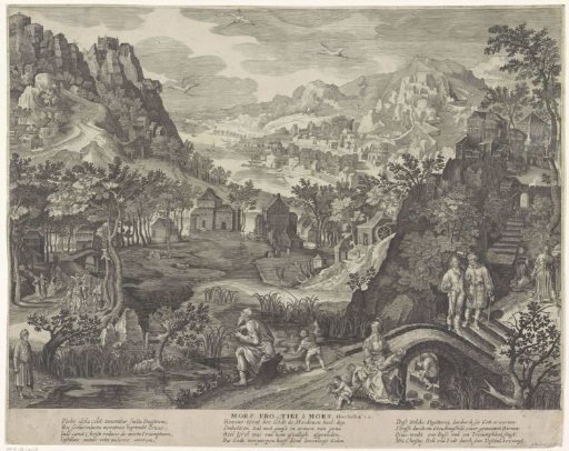 Hosea and the Adulterous Woman in a Landscape