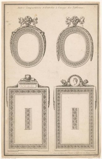 Oval and rectangular frames