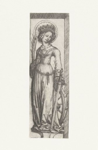 Saint Catherine in a Niche