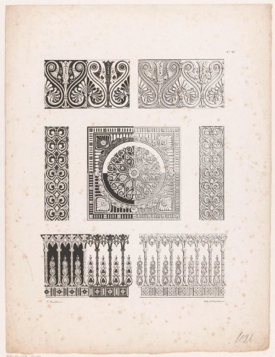 Frames and square ornament