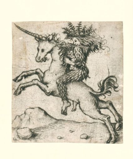 Wild Man on a Unicorn
