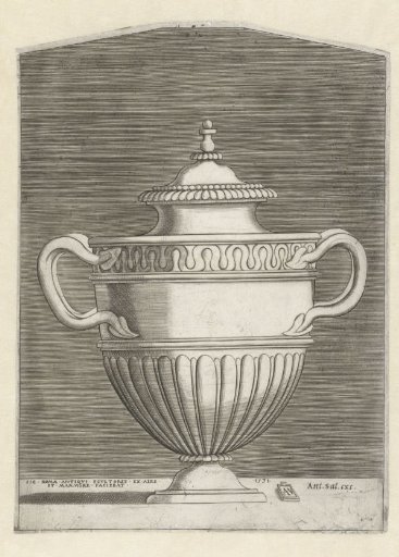 Vase with a Lid and Two Ears