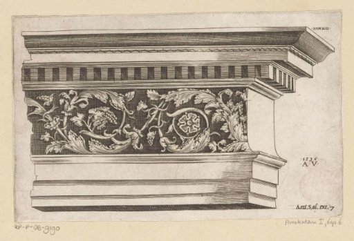 Ionic entablature