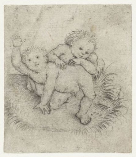 Two Playing Children