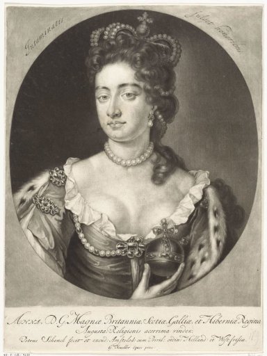 Portrait of Anna Stuart, Queen of England