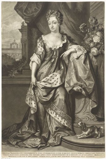 Portrait of Christina Charlotte of Württemberg