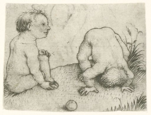 Two Playing Children