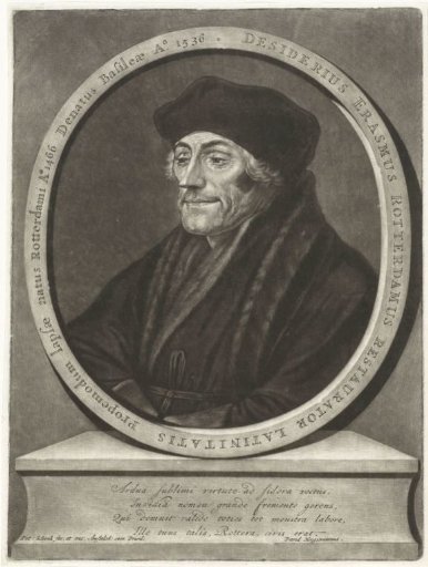 Portrait of Desiderius Erasmus