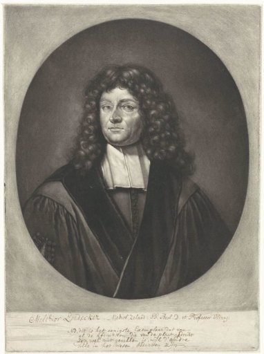 Portrait of the theologian Melchior Leydekker