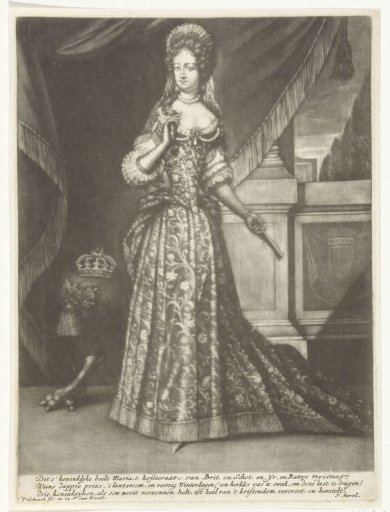 Portrait of Queen Mary II Stuart