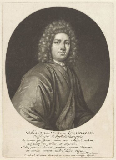 Portrait of the Minister Adriaan van Oostrum