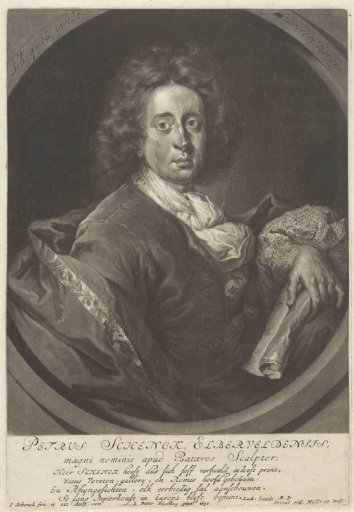 Self-portrait of Pieter Schenk