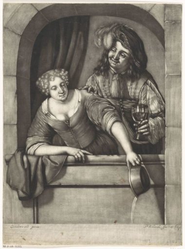 Woman and Man in a Window