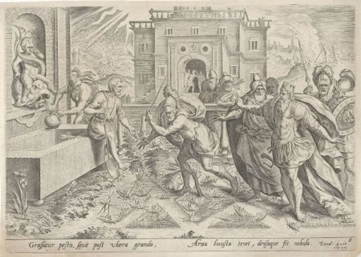 Plague of the Locusts and of the Water Turned into Blood