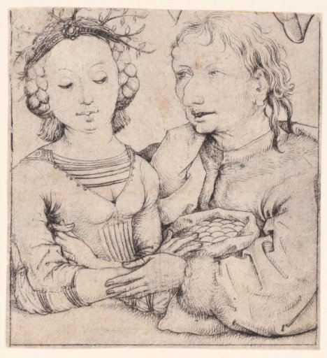 Young Woman and Old Man