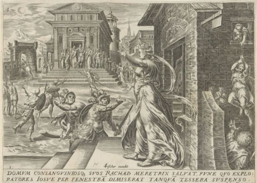 Rahab Lets the Spies Escape Through the Window
