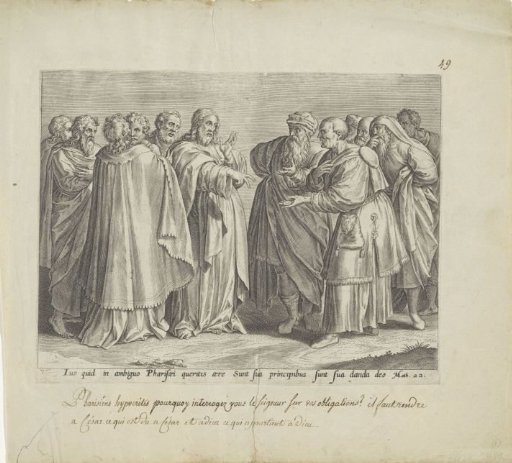 Christ in Debate with the Pharisees about the Tribute to Caesar
