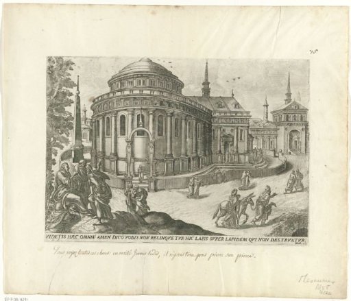Christ foretells the destruction of the temple