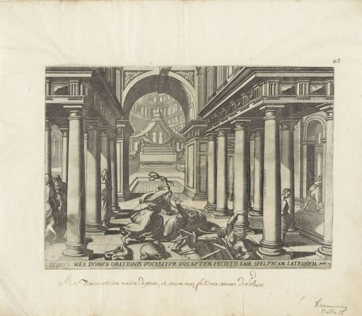 The expulsion of the money changers from the temple