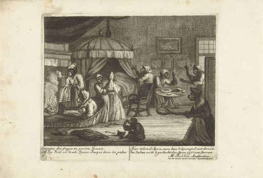 Nursery of the monkeys, ca. 1720