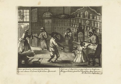 Monkeys as apothecaries, ca. 1720