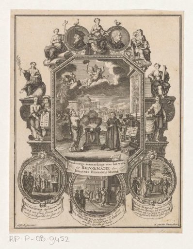 Allegory on the second centenary of the Reformation