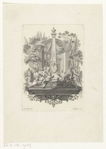 Memorial obelisk for an unknown painter