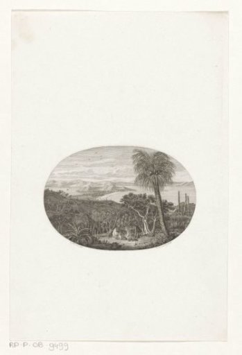 View of a sea inlet at King Georges Island