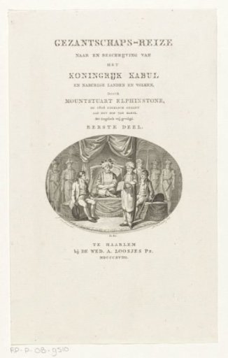 Western men visiting the King of Kabul