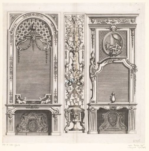Fireplaces with Sphynxes and Medallion