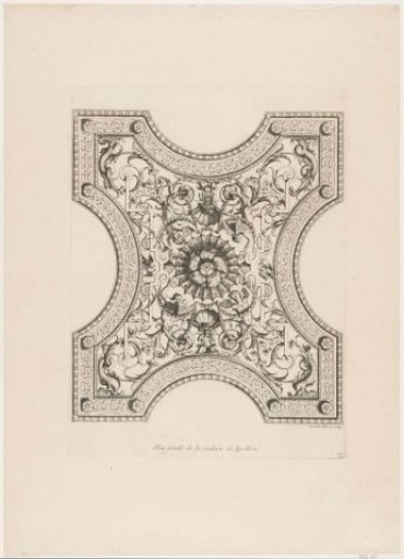 Ceiling with putti and dolphins