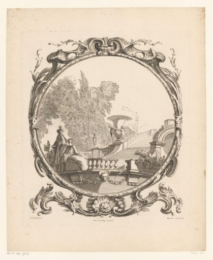Man and woman at a balustrade