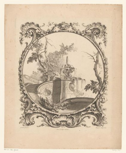 Fountain with a seated figure
