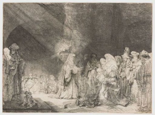 The presentation in the temple: oblong print