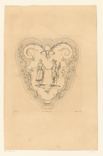 Woman and Man with a Vine