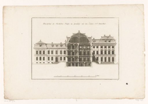 Cross-section of a princely palace