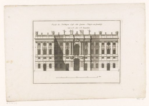 Façade of a garden pavilion