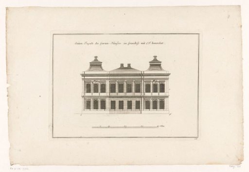 Side façade of a garden pavilion