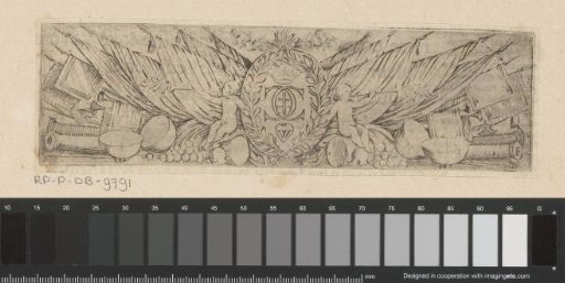 Frieze with the monogram of Charles IV
