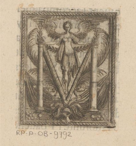 Vignette with an angel