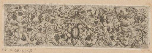 Frieze of grapevines