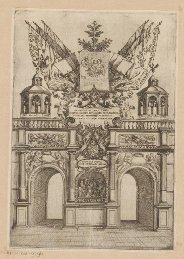 Triumphal arch dedicated to the Faith