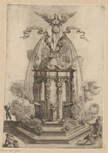 Fountain with angel