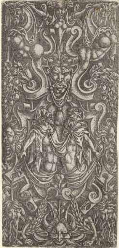 Construction of scrollwork with two men