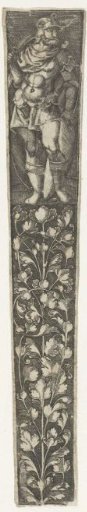 Scabbard with a warrior at the top