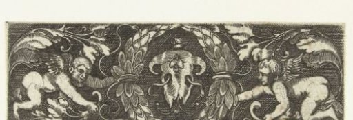 Frieze with the skull of an animal