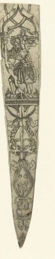Scabbard with Christoforus at the top
