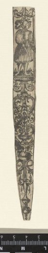 Scabbard with a young man at the top
