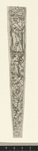 Scabbard with a winged woman at the top